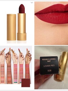 Gucci Louisa Red Matte Lipstick - Deep Red
